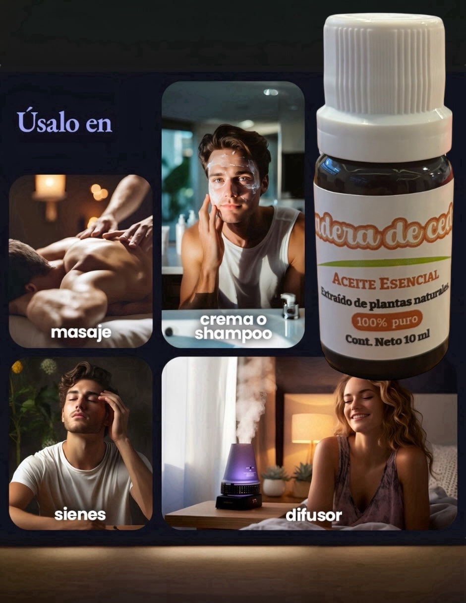 Aceite Esencial Cedro 10 mL